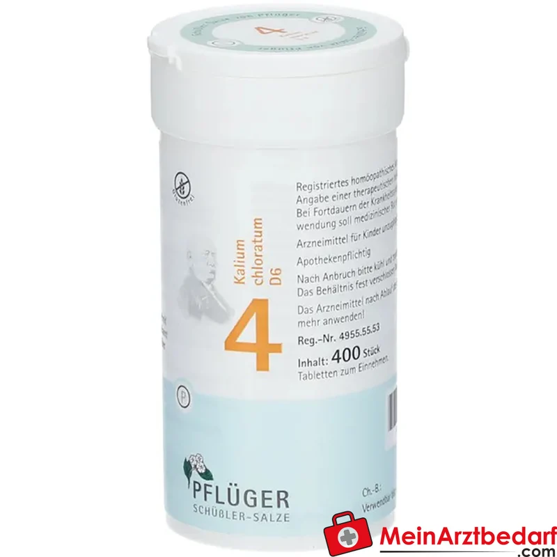 Biochemie Pflüger Nr. 4 Kalium chloratum D6 Tabletten 100 Stück