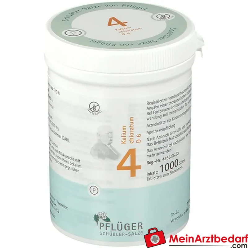 Biochemie Pflüger Nr. 4 Kalium chloratum D6 Tabletten 100 Stück