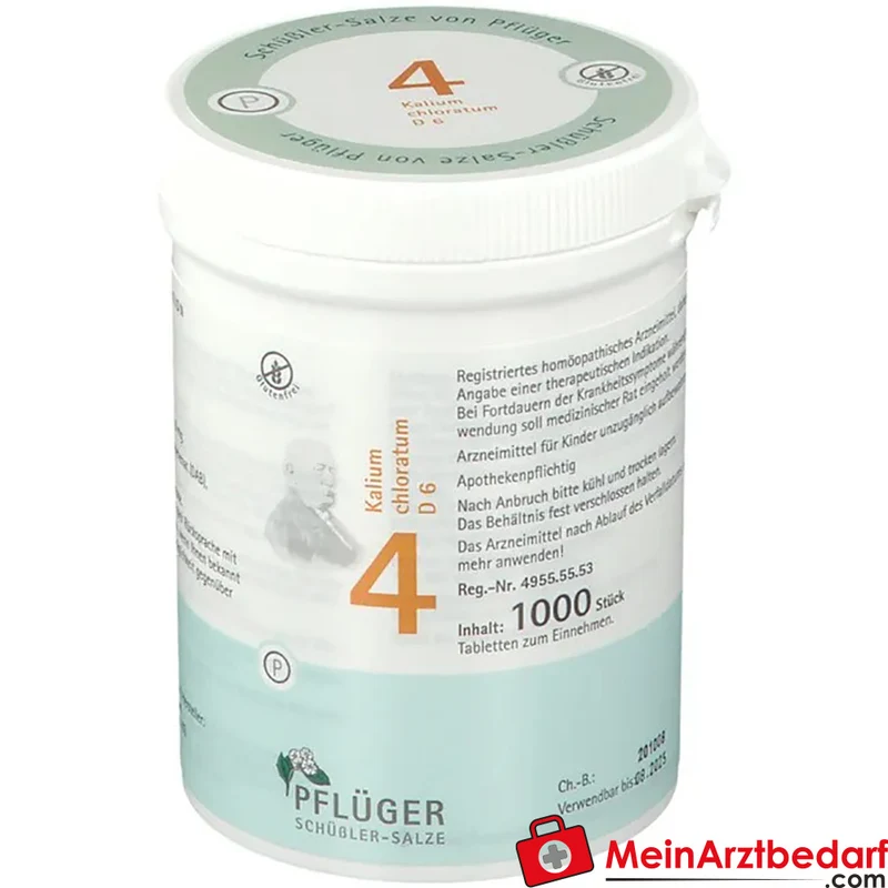 Biochemie Pflüger Nr. 4 Kalium chloratum D6 Tabletten 100 Stück