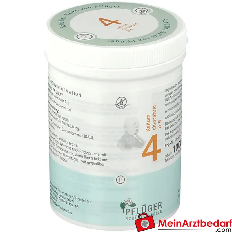 Biochemie Pflüger Nr. 4 Kalium chloratum D6 Tabletten 100 Stück