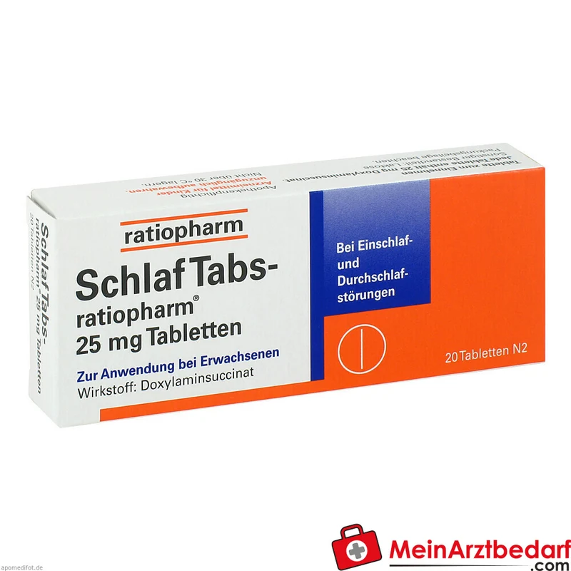 ratiopharm SchlafTabs 25 mg Tabletten