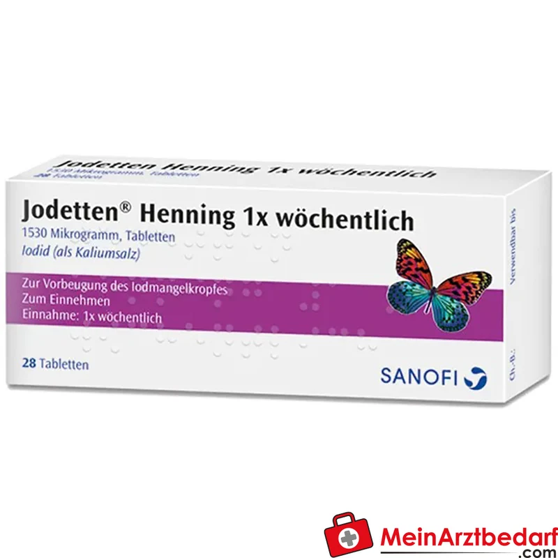 Henning Jodetten 1530 Mikrogramm Tablette 1 Tablette (wöchentlich)