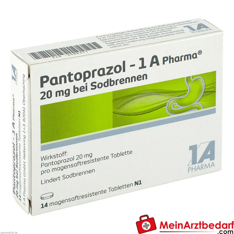 Pantoprazol-1A Pharma 20 mg Tabletten