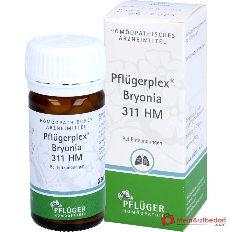 Pflügerplex Bryonia 311 HM (Bryonia, Euphrasia, Belladonna) Tabletten 100 Stück
