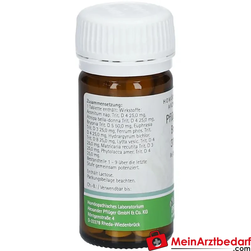 Pflügerplex Bryonia 311 HM (Bryonia, Euphrasia, Belladonna) Tabletten 100 Stück