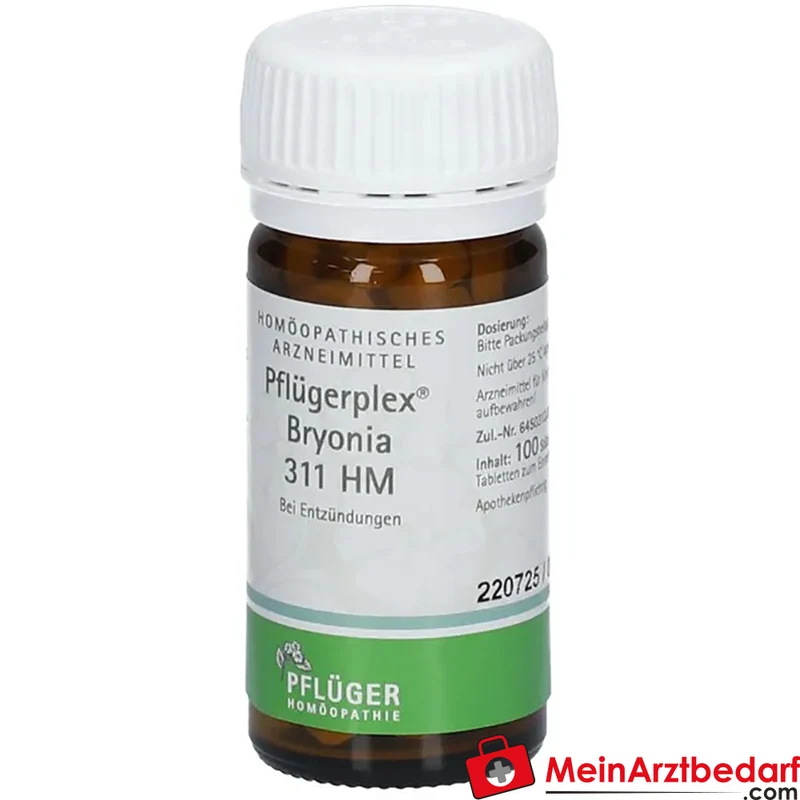 Pflügerplex Bryonia 311 HM (Bryonia, Euphrasia, Belladonna) Tabletten 100 Stück
