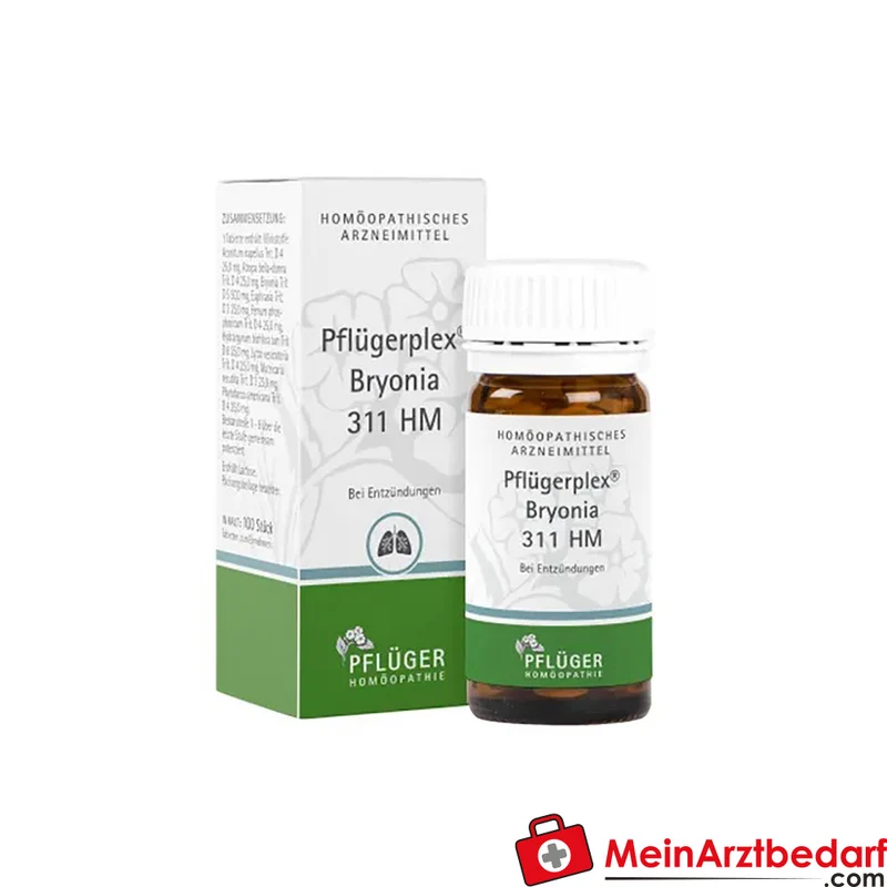 Pflügerplex Bryonia 311 HM (Bryonia, Euphrasia, Belladonna) Tabletten 100 Stück