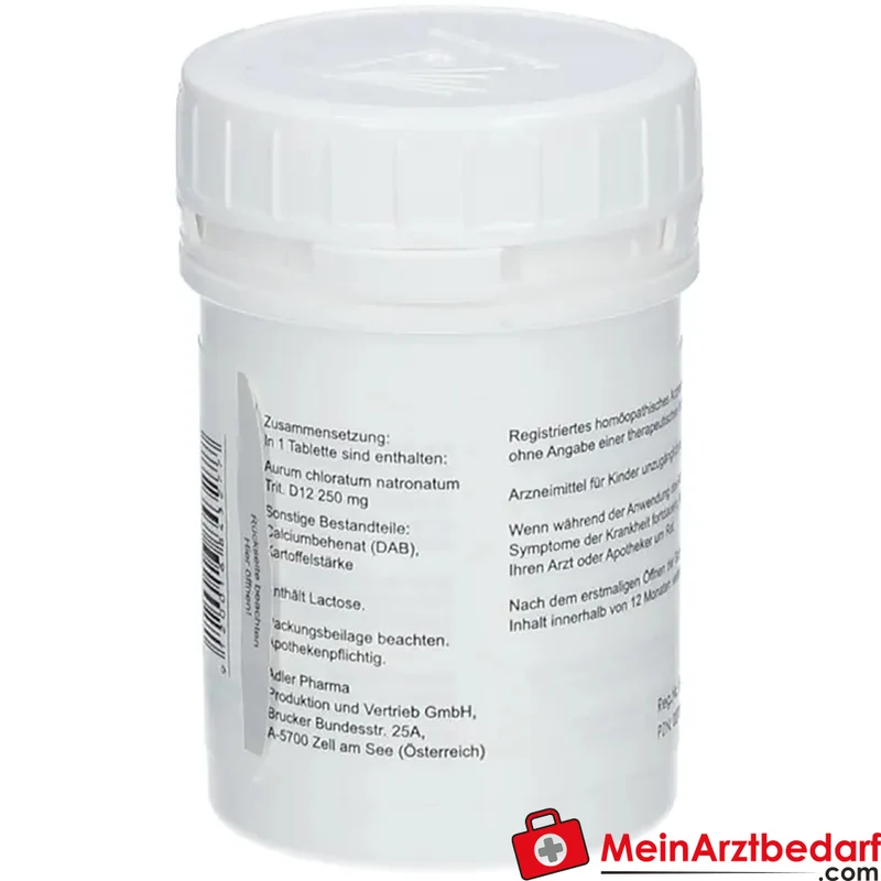 Adler Pharma Aurum chloratum natronatum D12 Tabletten 250 mg
