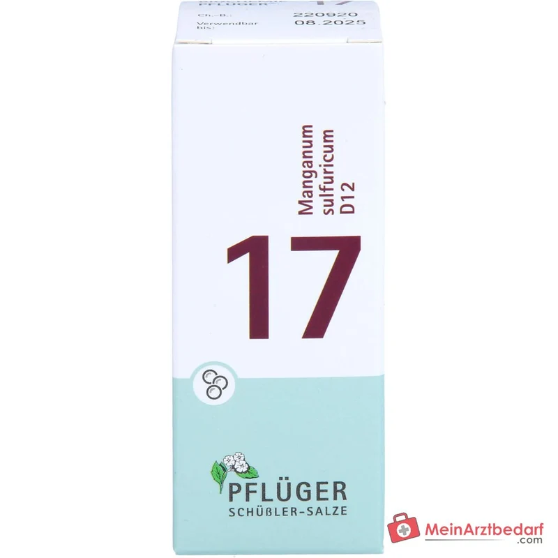 Pflüger Biochemie Globuli Nr. 17 Manganum sulfuricum D12 Streukügelchen, 15 g
