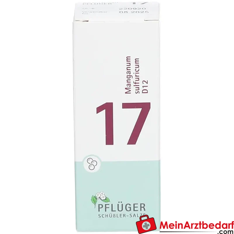 Pflüger Biochemie Globuli Nr. 17 Manganum sulfuricum D12 Streukügelchen, 15 g