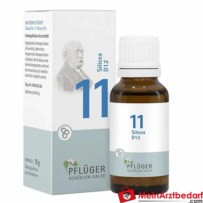 BIOCHEMIE PFLÜGER Silicea D12 (Acidum silicicum D12) homöopathisches Arzneimittel