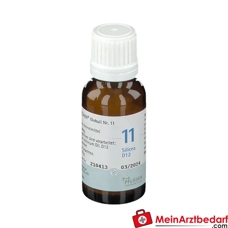 BIOCHEMIE PFLÜGER Silicea D12 (Acidum silicicum D12) homöopathisches Arzneimittel