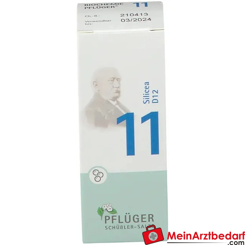 BIOCHEMIE PFLÜGER Silicea D12 (Acidum silicicum D12) homöopathisches Arzneimittel