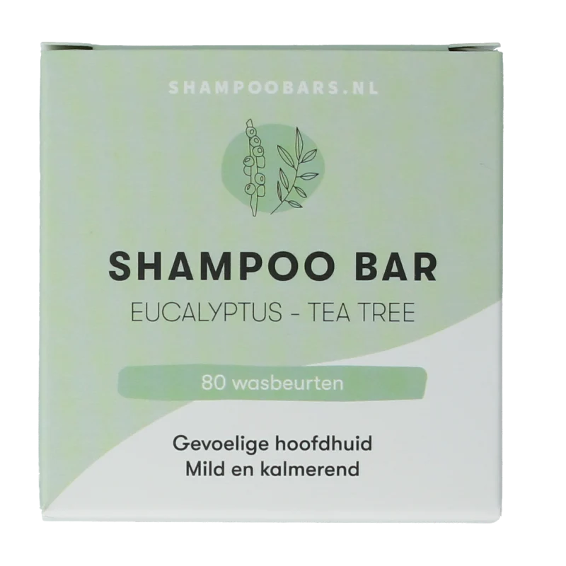 Shampoobars Shampoo bar eucalyptus & tea tree 60 gram