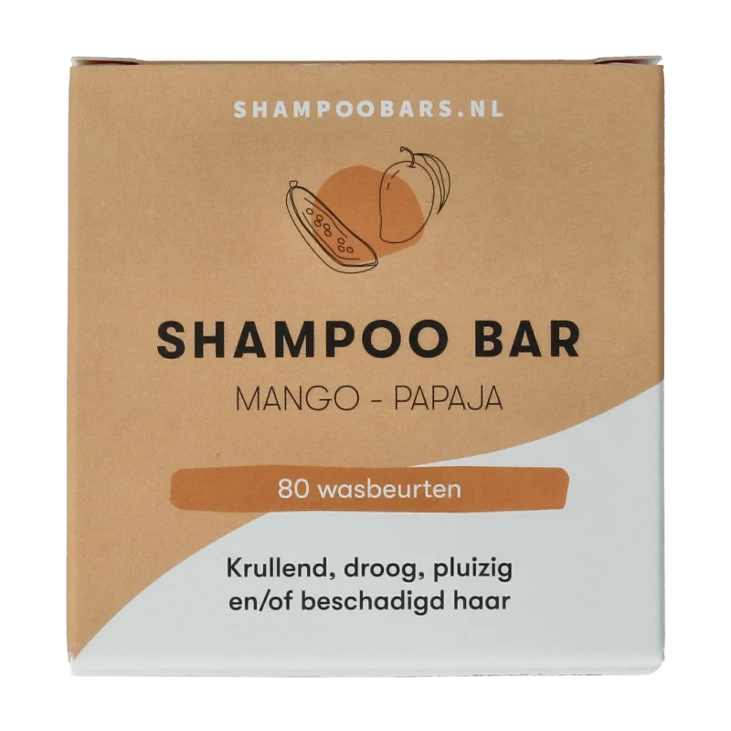 Shampoobars Shampoo bar mango & papaja 60 gram