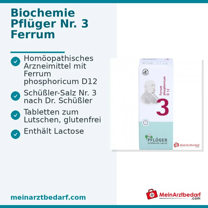 Biochemie Pflüger Nr. 3 Ferrum phosphoricum D12 Tabletten 400 Stück