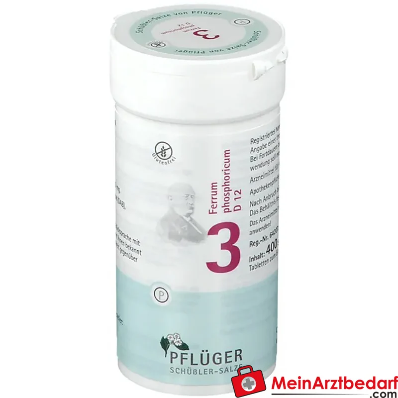 Biochemie Pflüger Nr. 3 Ferrum phosphoricum D12 Tabletten 400 Stück