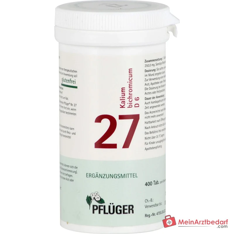 Biochemie Pflüger Nr. 27 Kalium bichromicum D6 Tabletten 100 Stück