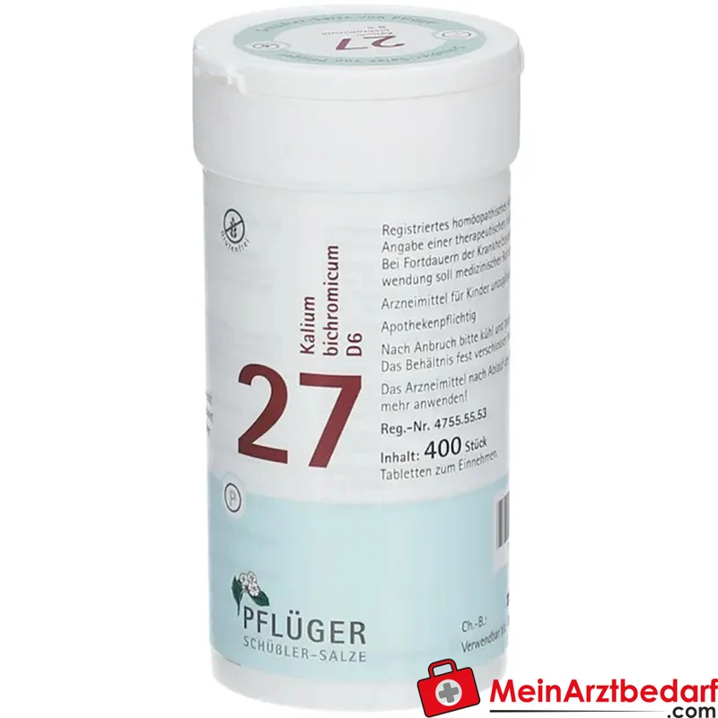 Biochemie Pflüger Nr. 27 Kalium bichromicum D6 Tabletten 100 Stück