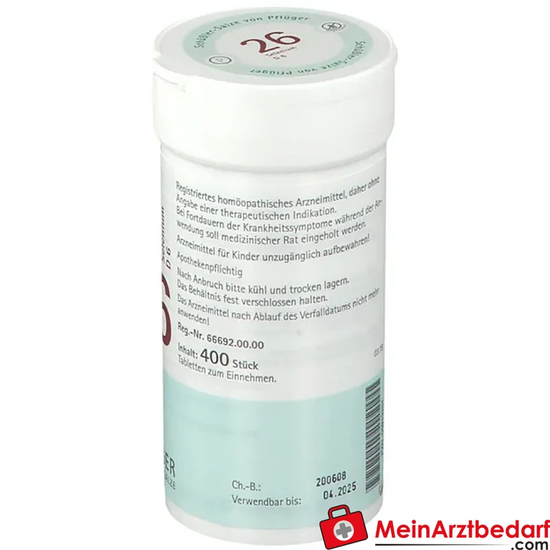 Biochemie Pflüger Nr. 26 Selenium D6 Tabletten 100 Stück