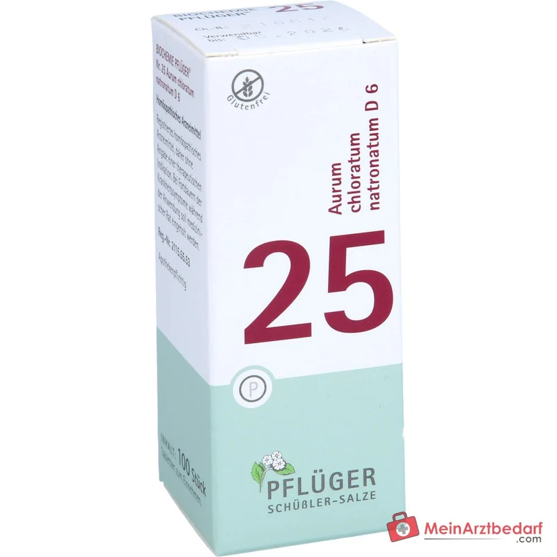 Biochemie Pflüger Aurum chloratum natronatum D6 Tabletten 250 mg, 100 St