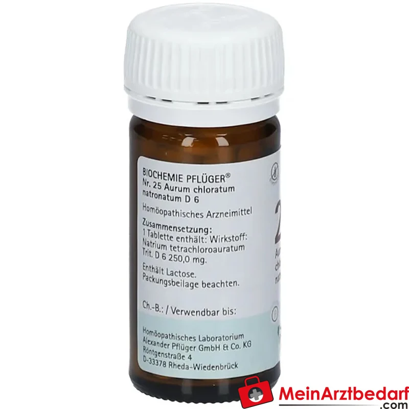 Biochemie Pflüger Aurum chloratum natronatum D6 Tabletten 250 mg, 100 St