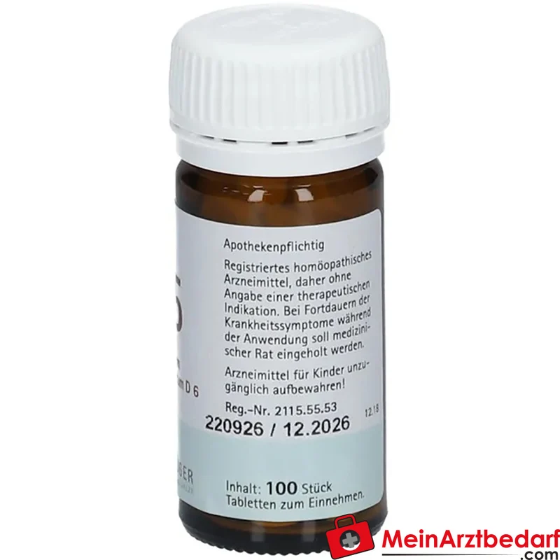 Biochemie Pflüger Aurum chloratum natronatum D6 Tabletten 250 mg, 100 St