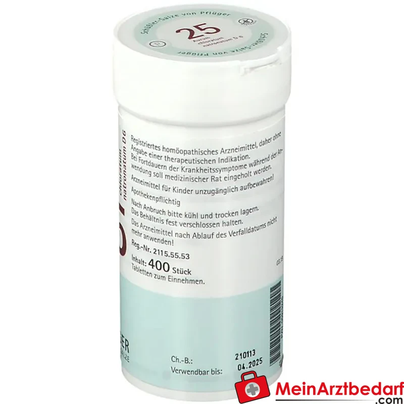 Biochemie Pflüger Aurum chloratum natronatum D6 Tabletten 250 mg, 100 St