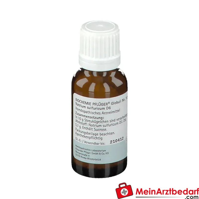 BIOCHEMIE PFLÜGER Nr. 10 Natrium sulfuricum D6 homöopathisches Mittel