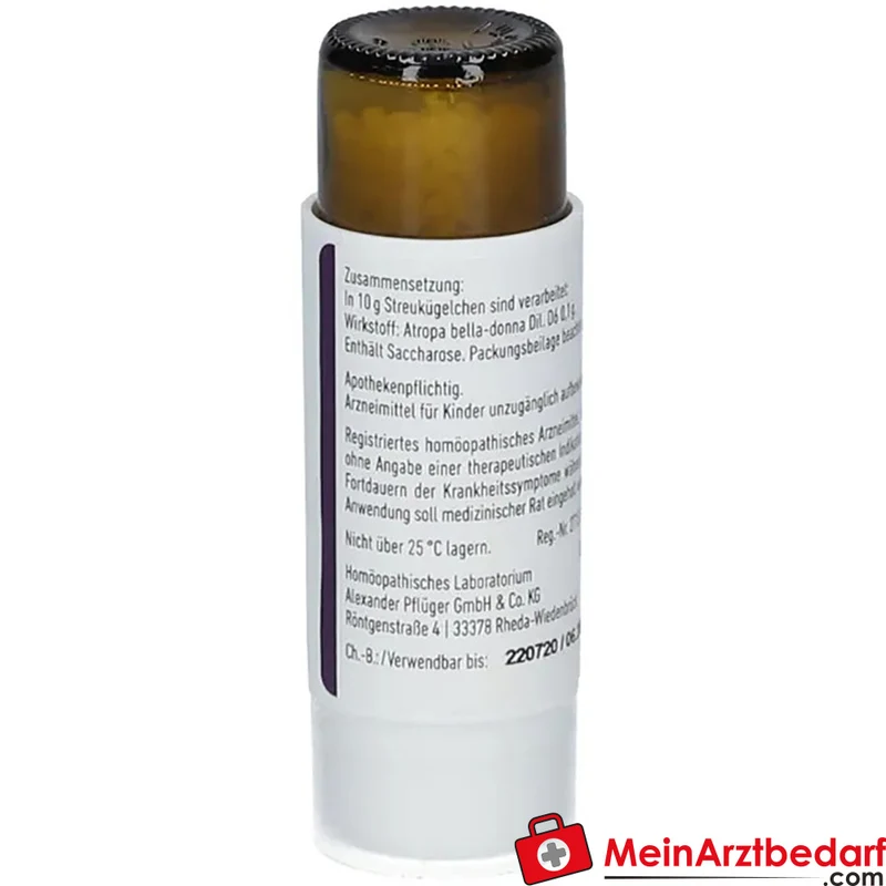 Pflüger Belladonna D6 Globuli (Atropa belladonna D6) 10 g