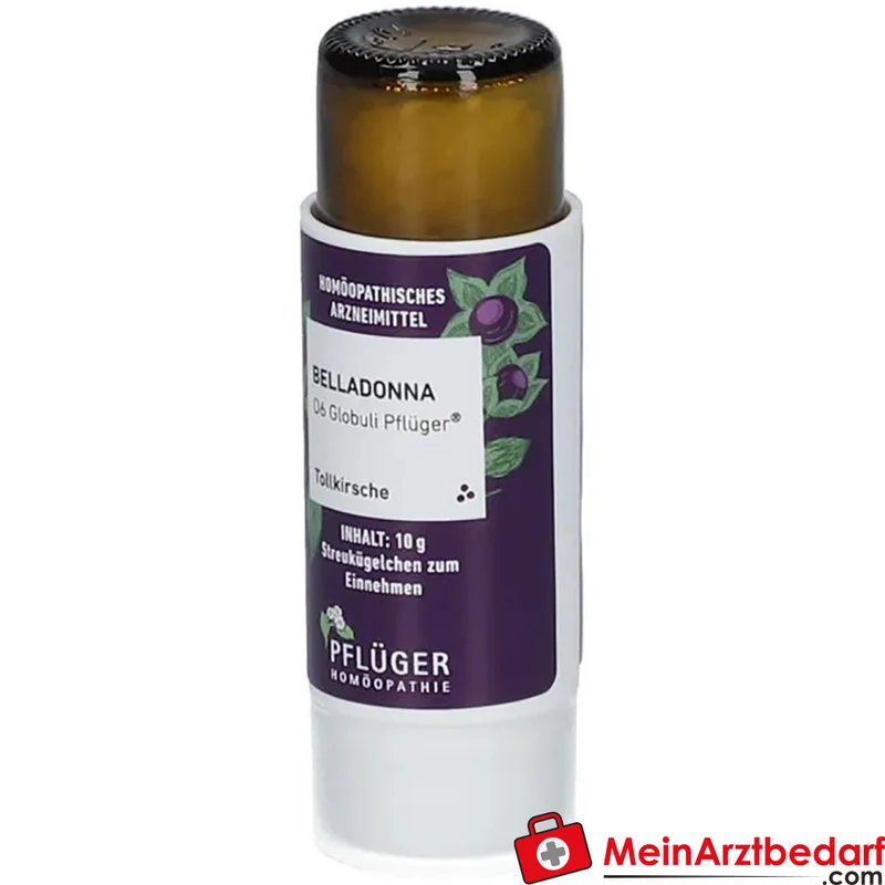 Pflüger Belladonna D6 Globuli (Atropa belladonna D6) 10 g
