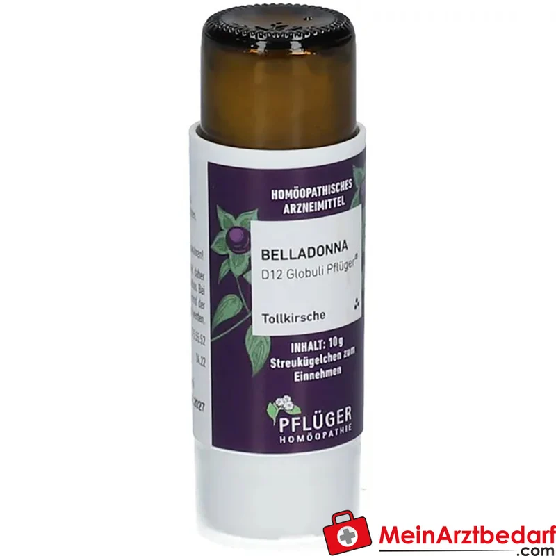 Pflüger Belladonna D12 Globuli Atropa belladonna D12 10 g