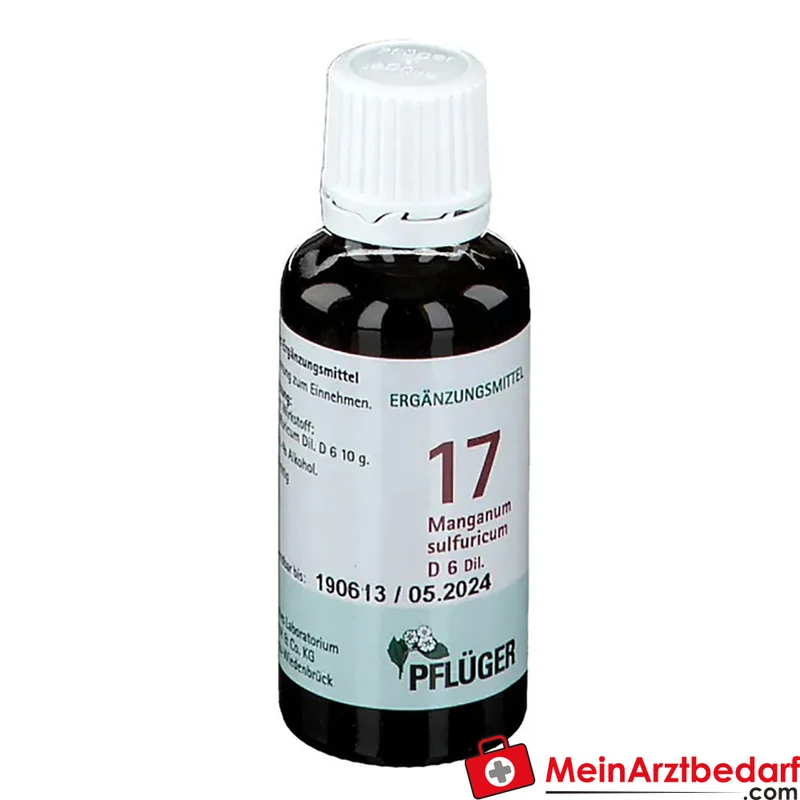 Biochemie Pflüger Nr. 17 Manganum sulfuricum D6 Tropfen