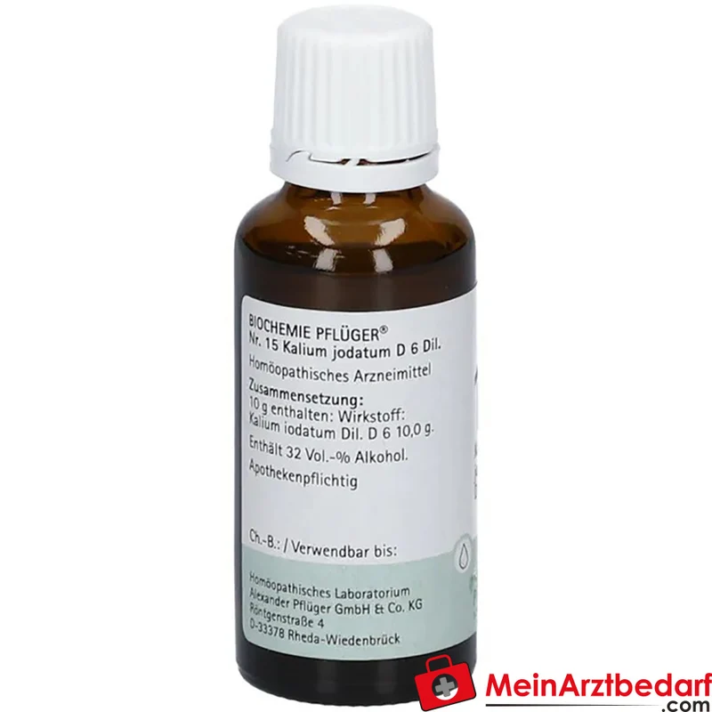 Biochemie Pflüger Kalium jodatum D6 Tropfen 1000 mg