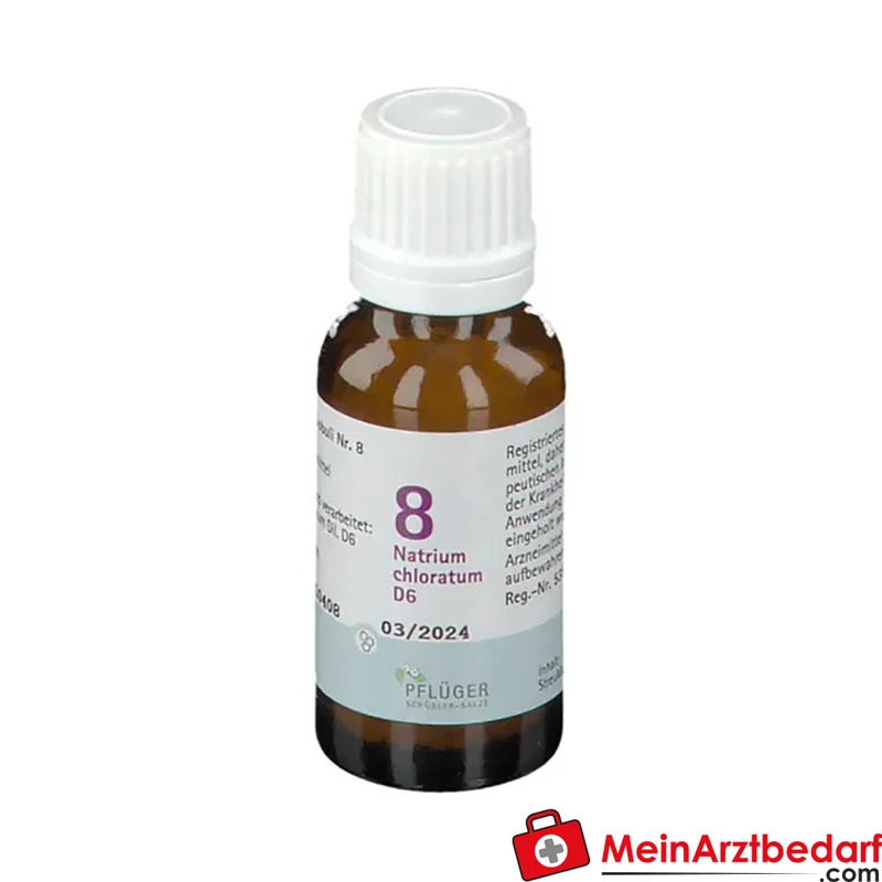 BIOCHEMIE PFLÜGER Nr. 8 Natrium chloratum D6 Globuli 4 g