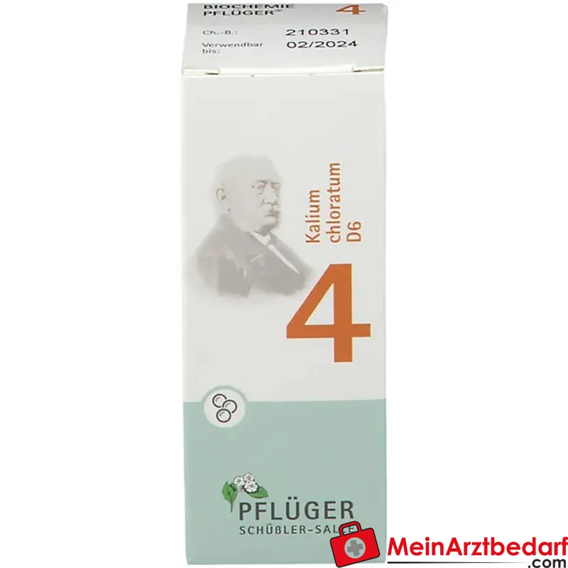 PFLÜGER Nr.4 Kalium chloratum D6 Globuli 4 g