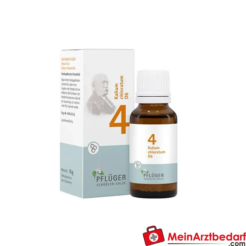 PFLÜGER Nr.4 Kalium chloratum D6 Globuli 4 g