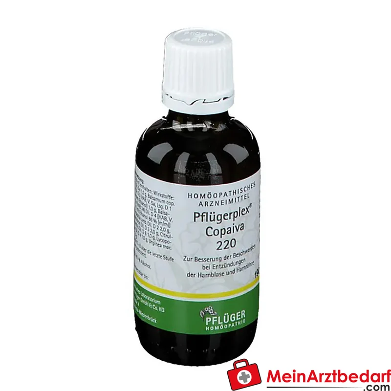Pflügerplex Copaiva 220 Tropfen homöopathisches Arzneimittel mit Apis mellifica und Lycopodium clavatum