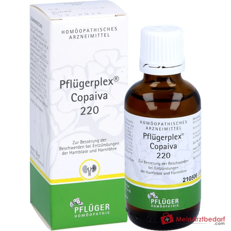 Pflügerplex Copaiva 220 Tropfen homöopathisches Arzneimittel mit Apis mellifica und Lycopodium clavatum