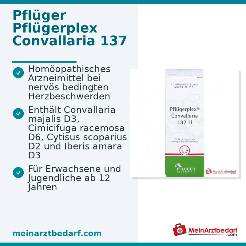 Pflügerplex Convallaria 137 H Tropfen homöopathisches Arzneimittel mit Convallaria majalis D3