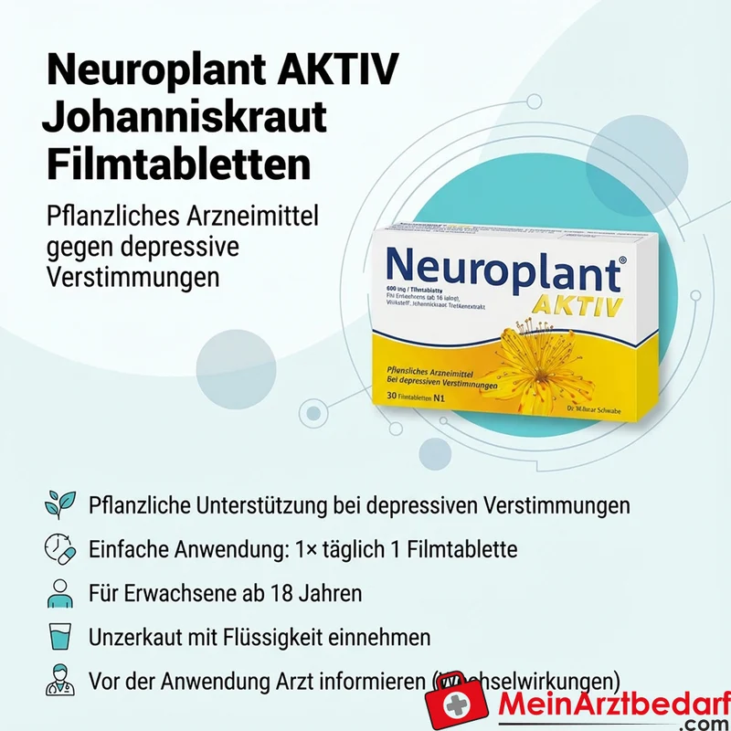 Neuroplant AKTIV Johanniskraut Filmtabletten