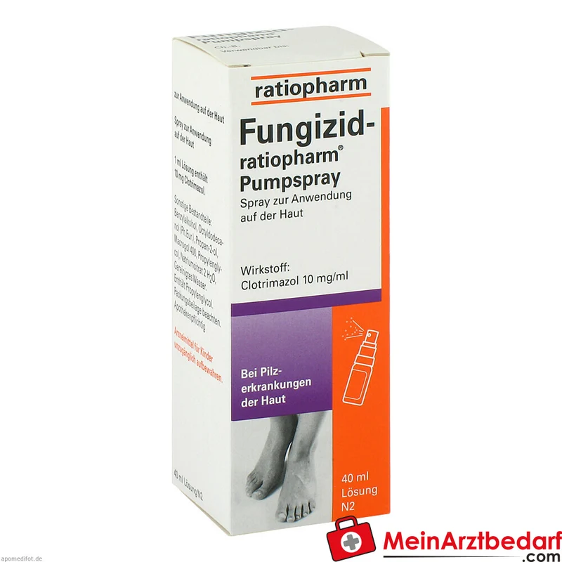 Ratiopharm Fungizid Pumpspray Clotrimazol äußerlich
