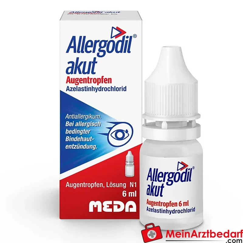 Allergodil akut Azelastin 0,05% Augentropfen Einzeldosen