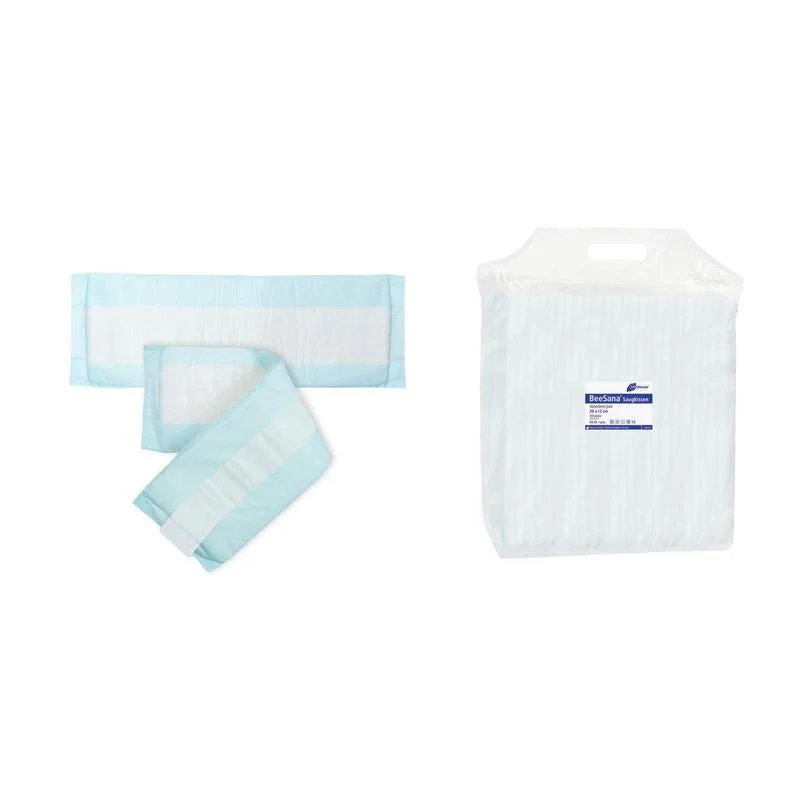 BeeSana® Saugkissen, 12 x 38 cm | Karton (8 Packungen)