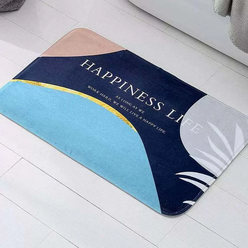 Stylische motivierende Zitat-Badematte