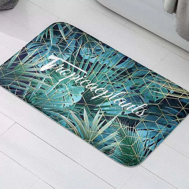 Stylische motivierende Zitat-Badematte