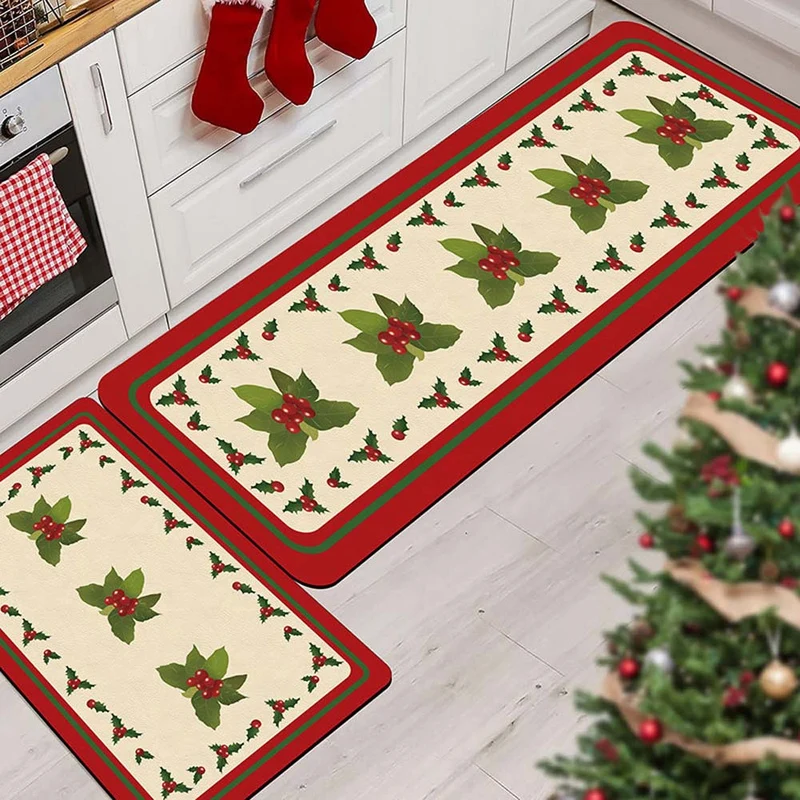 Weihnachts-Themen Küchenmatte Set