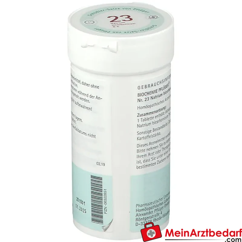 Biochemie Pflüger Nr. 23 Natrium bicarbonicum D6 Tabletten