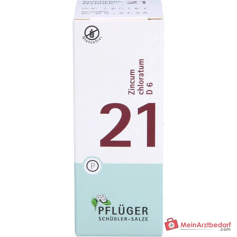 Biochemie Pflüger Nr. 21 Zincum chloratum D6 Tabletten, 400 St.