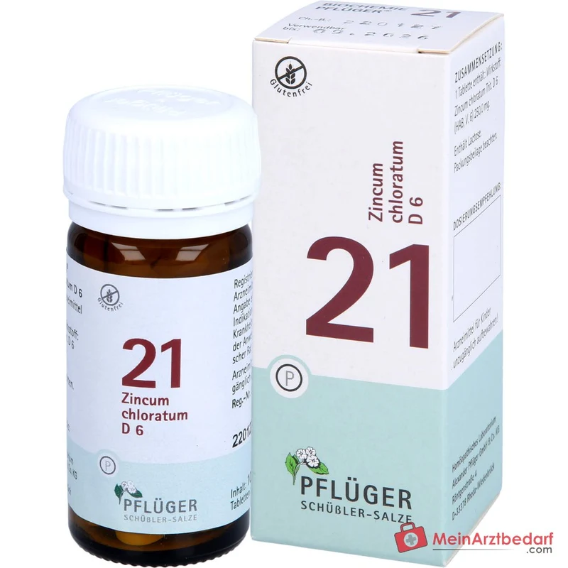 Biochemie Pflüger Nr. 21 Zincum chloratum D6 Tabletten, 400 St.